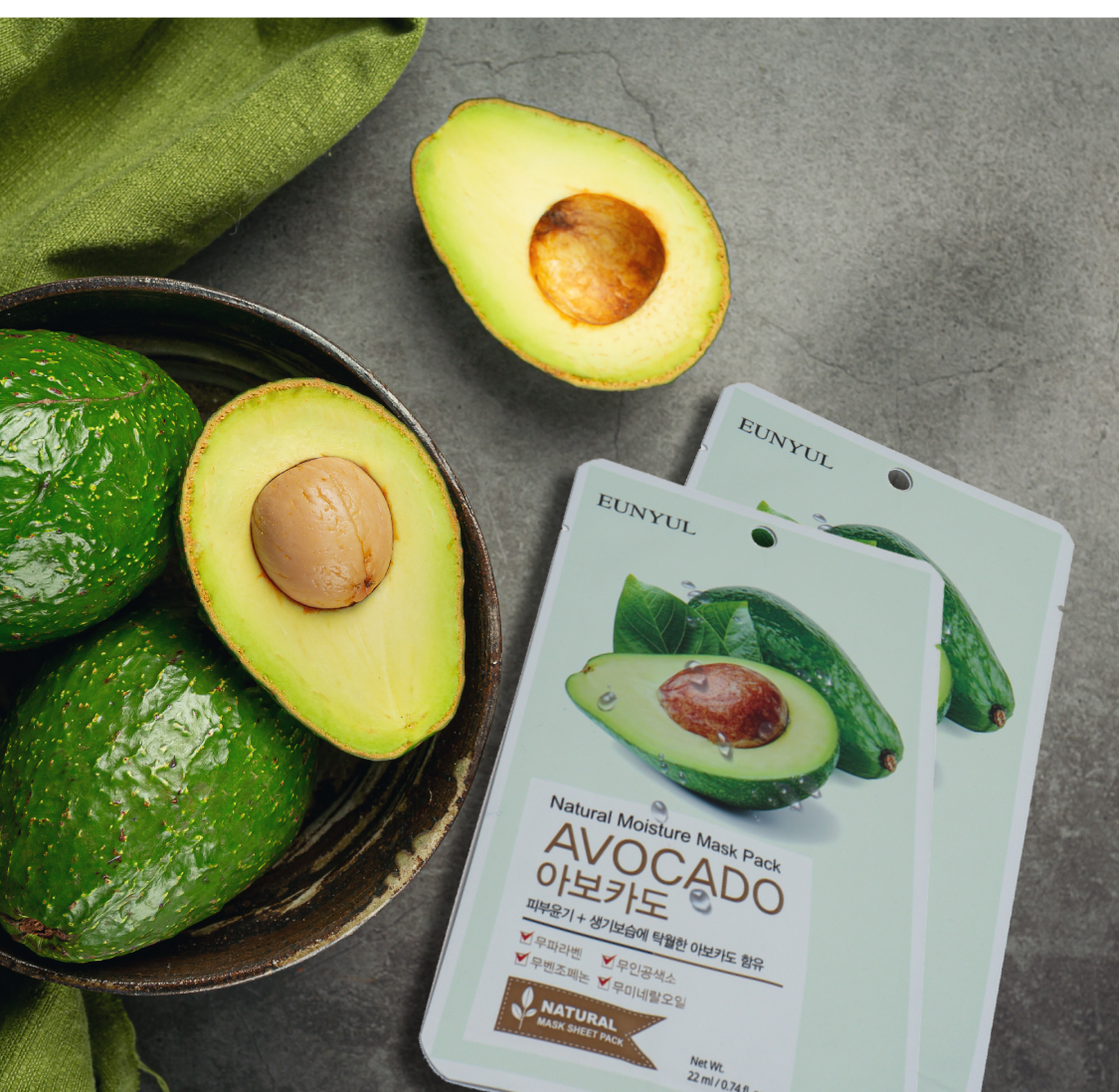 EUNYUL Natural Moisture Mask Pack - AVOCADO